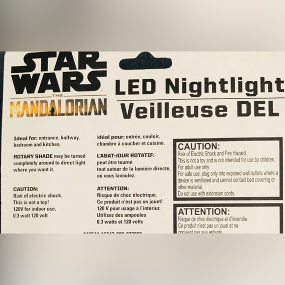 2pack Star‎ Wars Mandalorian LED nightlight new - Picture 6 of 7